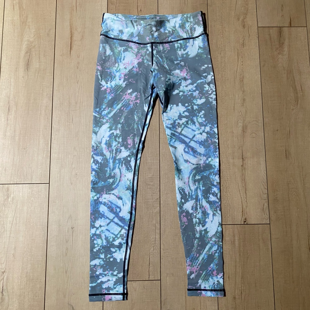 Vimmia Revolve Marble Leggings - Blue, Size M Full-Length Activewear​